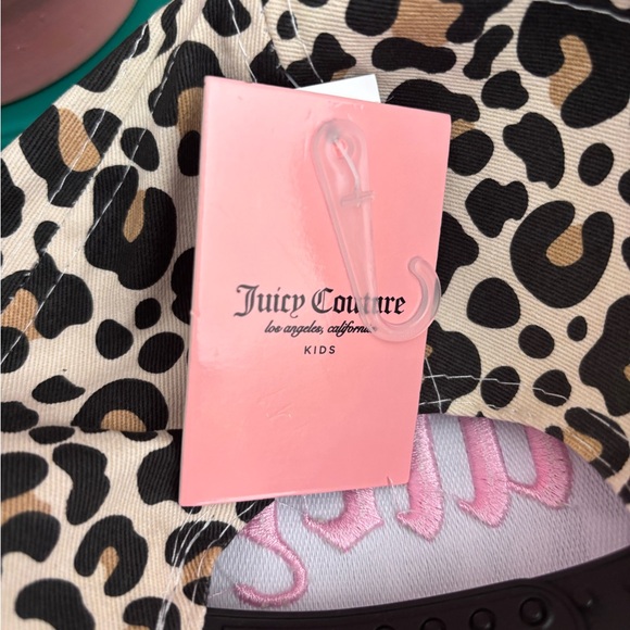 Juicy Couture Kids Leopard Print Cap - Picture 2 of 2
